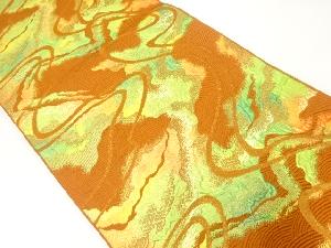 抽象模様織出し名古屋帯